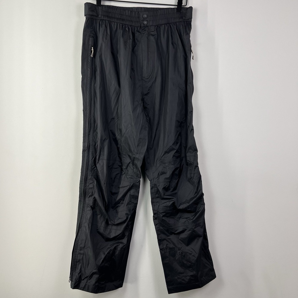 Cabela's Womens Waterproof Rain Pants Large Black Hunting Fishing Shell 28 In - Picture 2 of 10